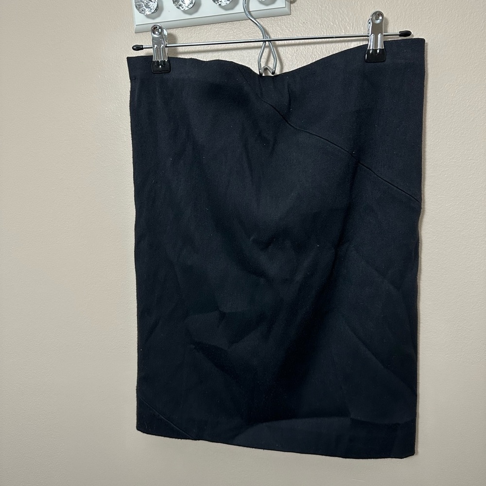 The Row black pull-on mini skirt size S